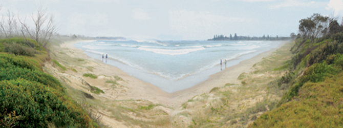 Northern Brooms Head Beach on a Calm Day